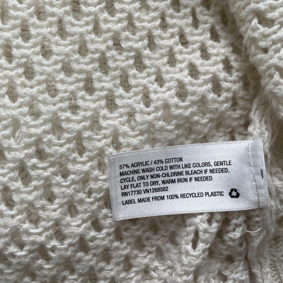 Target’s Wild Fable Size XS Open Stitch Cream Coloured Cardigan - Picture 3 of 5